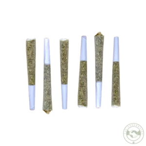 Grass Fed Pre-Rolled Joints on a white background