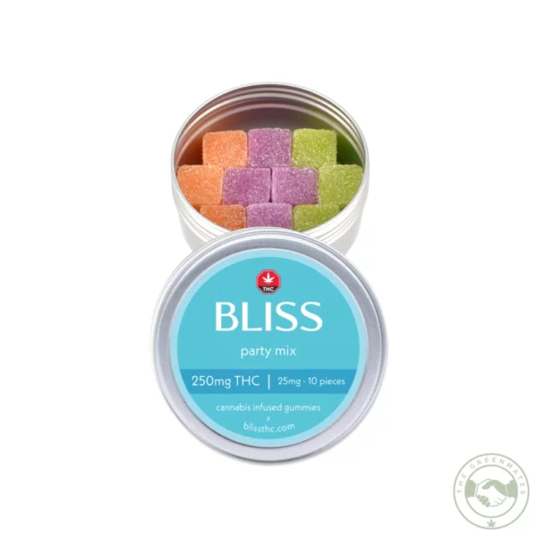 Bliss 250mg THC Gummies