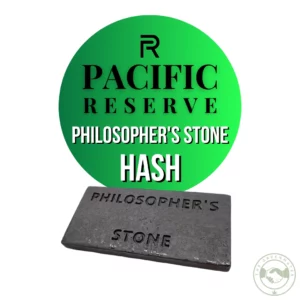 Philosopher’s Stone Hash on a white background