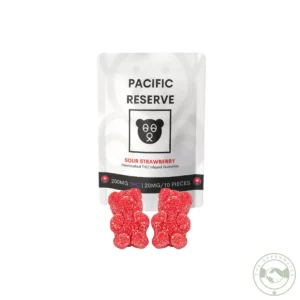 Pacific Reserve 200mg THC Sour Strawberry Gummies