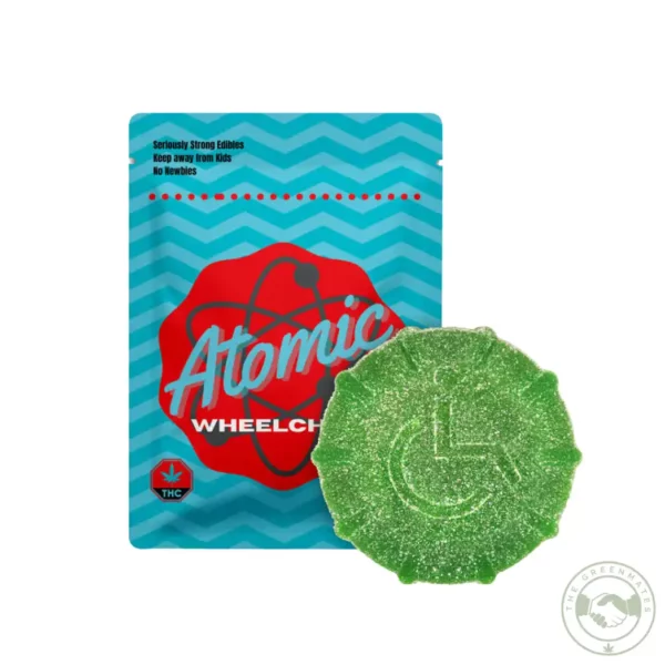 atomic wheelchair thc gummies green apple