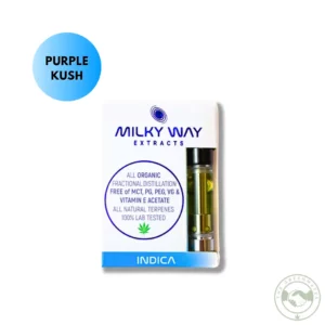 Purple Kush Vape Cartridge by Milky Way Extracts