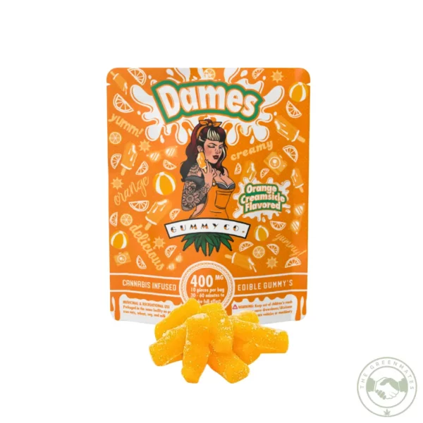 dames 400mg orange creamsicle front