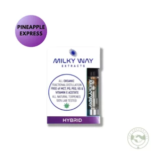 Pineapple Express Vape Cartridge by Milky Way Extracts