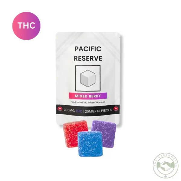 pacific reserve 300mg mixed berries thc